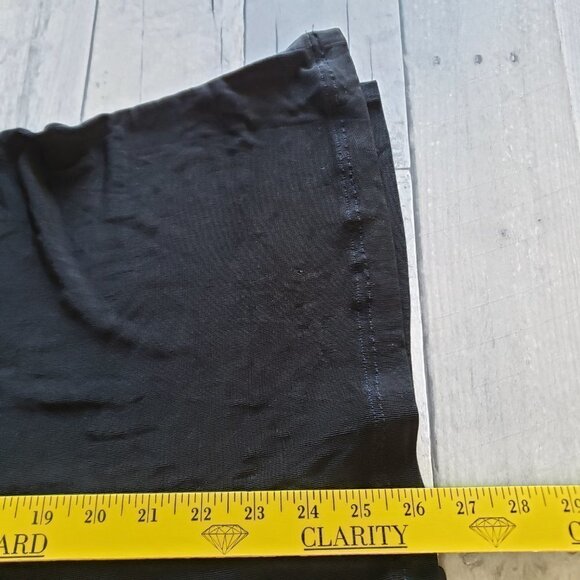 Chico's Travelers Black Full Button Down Top/Jacket - Size 1 - Picture 6 of 6